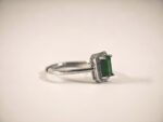 Adjustable Silver-Plated Diopside Ring - Image 3