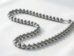 grey pearl necklace for women in pakistan by dango