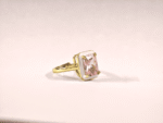 Blush Enamel Square Adjustable Ring - Image 3