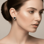 925 Silver Triangle Studs - Image 4