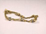 Gold Plated Double-Chain Zircon Bracelet - Image 3