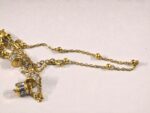 Gold Plated Double-Chain Zircon Bracelet - Image 2