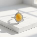 Opal Gemstone in 925 Silver Ring for women in Pakistan by dango