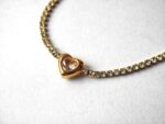 Heart Zircon gold plated stainless steel Bracelet for women in Pakistan by dango