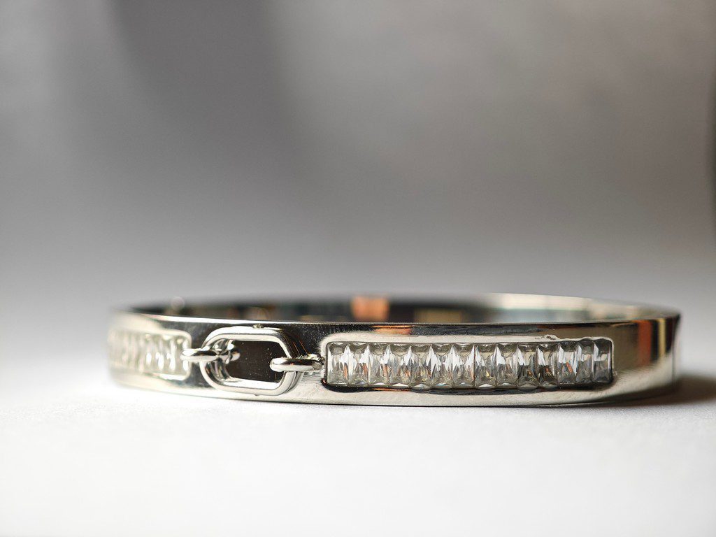 bangle pakistan Zircon Stainless Steel Bangle for women in Pakistan by dango