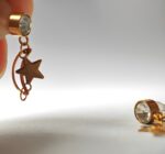 chaand tara gold plated stainless steel minimal earrings for women in pakistan by dango