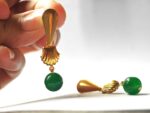 Jade Shell Dangle Earrings - Image 3