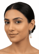 Noor Pearl Dangle Earrings - Image 2