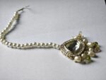 Noor Kundan Peridot & Pearl Tika - Image 4