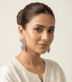 Amethyst Glow Drop Earrings - Image 2