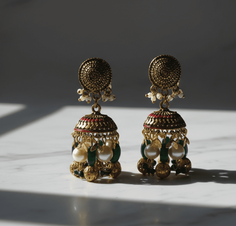 ethnic jhumka earrings for women in pakistan by dango
