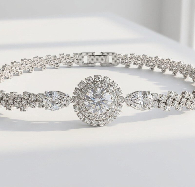 Zircon Statement Bracelet for women in Pakistan by dango