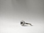 Silver Plated Natural Sapphire Ring - Image 3