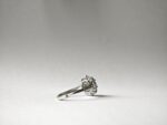 Silver Plated Natural Sapphire Ring - Image 4
