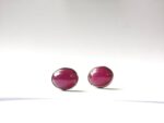 natural ruby stud earrings for women in pakistan by dango