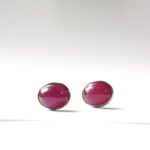 natural ruby stud earrings for women in pakistan by dango