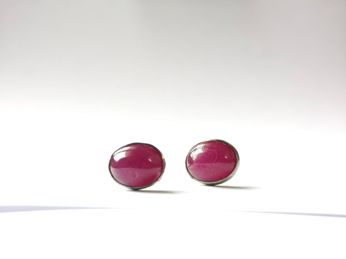 eariings pakistan natural ruby stud earrings for women in pakistan by dango