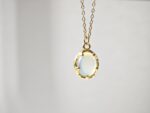Opal gold plated stainless steel Pendant for women Pakistan by dango