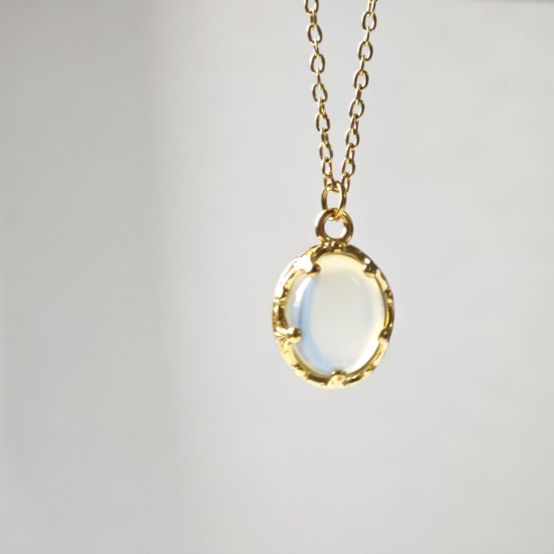 Opal gold plated stainless steel Pendant for women Pakistan by dango