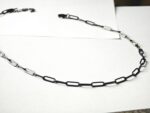 Black Gun-plated Paperclip Chain - Image 3