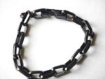 Saaya Iron Link Bracelet – Black Edition - Image 2