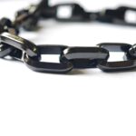 black stainless steel bracelet for men in pakistan by dango