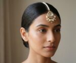 Noor Kundan Peridot & Pearl Tika - Image 2
