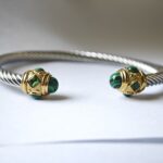 Malachite Stainless Steel Bangle Pakistan by dango