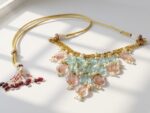 Meraki handcrafted ethnic jewellery collection by DANGO Pakistan — baroque pearls, Kundan and natural stone pieces on a white background