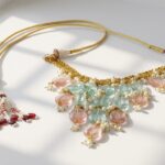 Meraki handcrafted ethnic jewellery collection by DANGO Pakistan — baroque pearls, Kundan and natural stone pieces on a white background