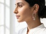 Handcrafted Oxidized Hoop Earrings - Image 2