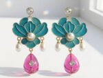 pearl earrings pakistan by Dango