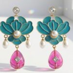 pearl earrings pakistan by Dango