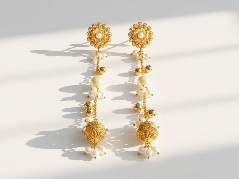 ethnic kashmiri ethnic earrings Pakistan by dango
