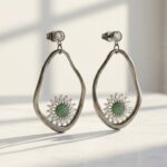 Floral stainless steel earrings pakistan