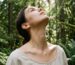 Golden drop of cold-pressed jojoba oil applied to skin to prevent moisture loss and soften summer skin texture.